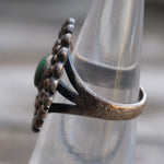 Vintage Sterling Turquoise Ring 4.75