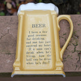 Vintage Ceramic Beer Tray