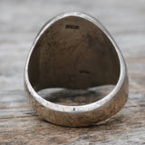 Vintage Sterling Turquoise Inlay Ring 10