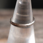 Vintage Sterling Snowflake Obsidian Ring 5
