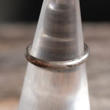 Vintage Sterling Snowflake Obsidian Ring 5