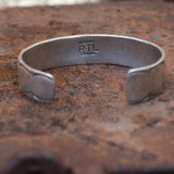 Vintage Sterling Heavy Stamped Cuff