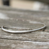 Vintage Sterling Silver Stamped Cuff