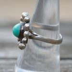 Vintage Sterling Turquoise Ring 8