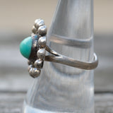 Vintage Sterling Turquoise Ring 8
