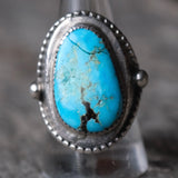 Vintage Sterling Turquoise Ring 10