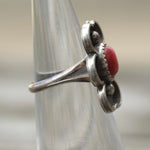 Vintage Sterling Tigers Eye Floral Ring 3