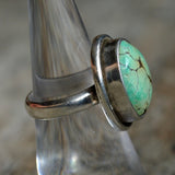 Vintage Sterling Turquoise Ring 6