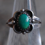 Vintage Sterling Turquoise Ring 6.25