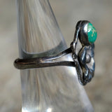Vintage Sterling Turquoise Ring 7.5