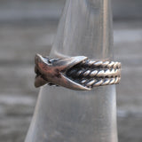 Vintage Sterling Silver Band 6.75