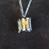 Vintage Sterling Shootin Dice Necklace