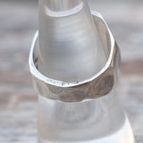 Vintage Sterling Malachite Ring 8.75