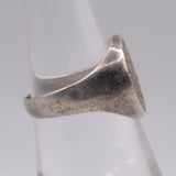 Vintage Sterling Aztec Calendar Ring 6.5