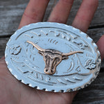 Vintage Longhorn Belt Buckle