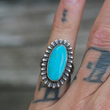 Vintage Sterling Turquoise Ring 6
