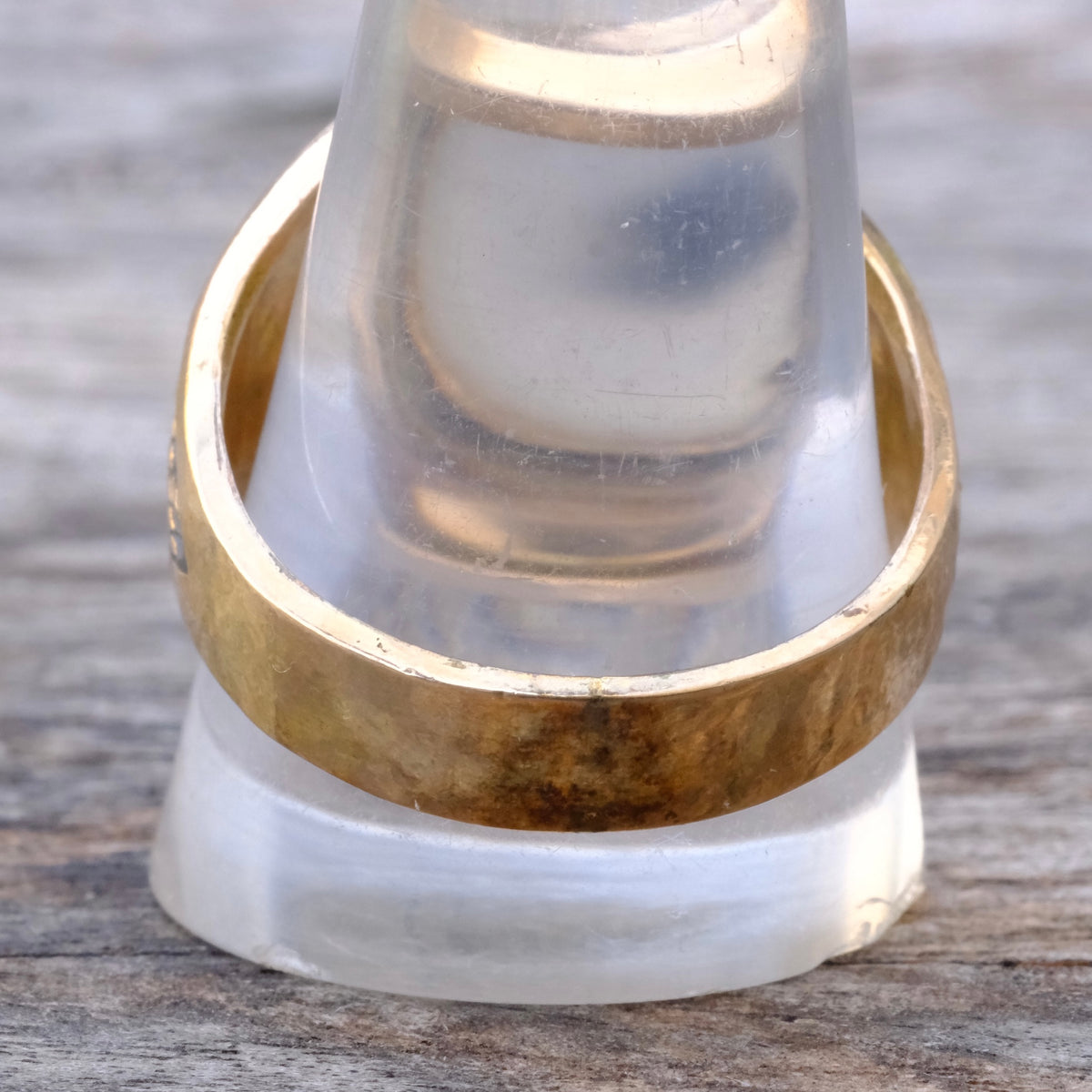 Vintage 10K Gold Filled Agate Signet Ring12.75