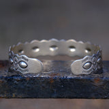 Vintage Sterling Silver Stamped Cuff