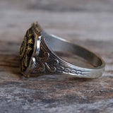 Vintage Sterling Veteran Of Foreign Wars Signet Ring 11