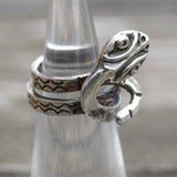 Vintage Sterling Silver Snake RIng 4