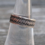 Vintage Sterling Silver Band 7