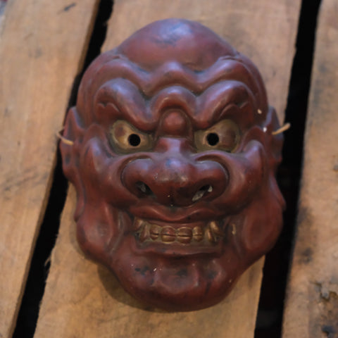 Vintage Japanese Demon Mask