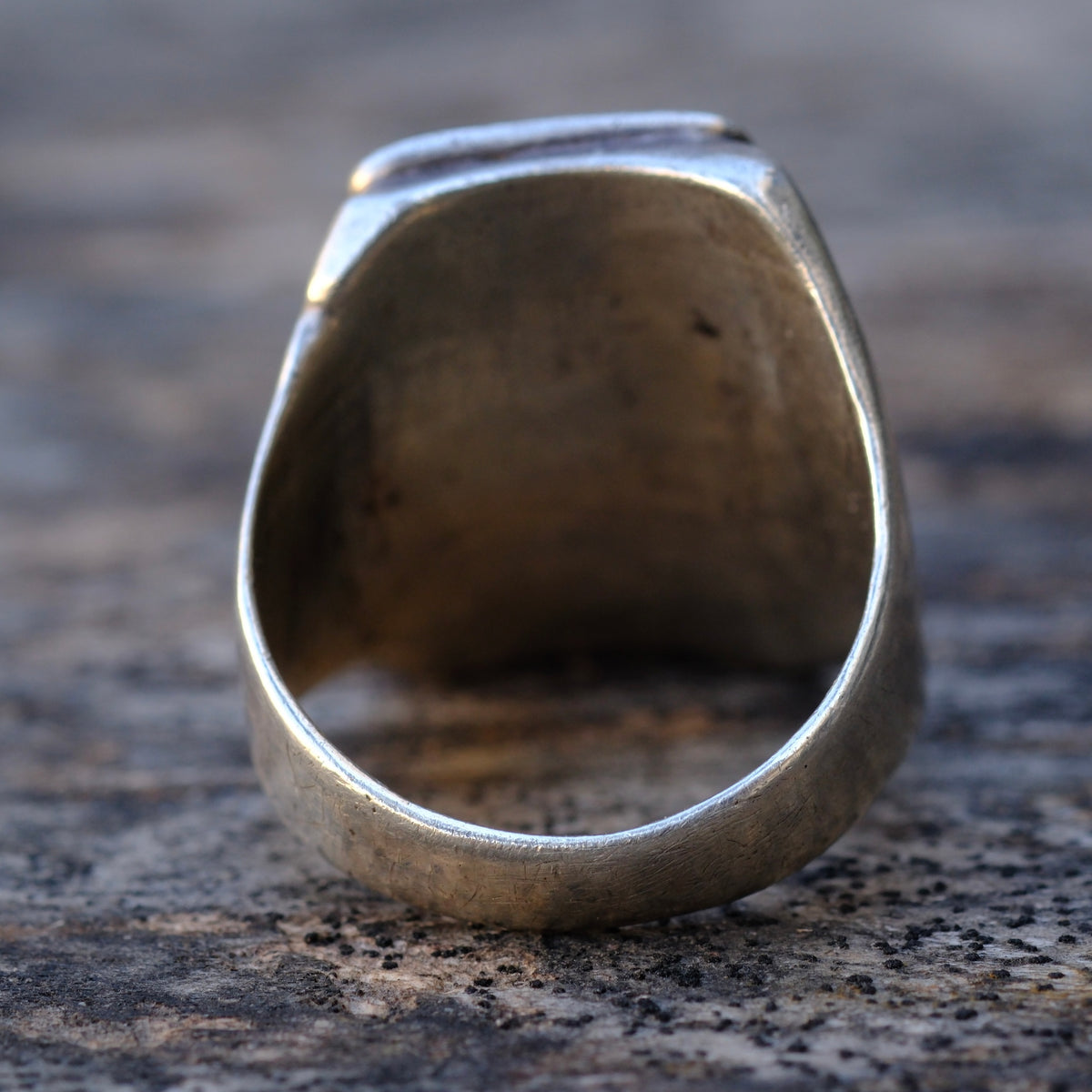 Vintage Sterling Zuni Inlay Ring 11