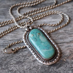 Vintage Sterling Turquoise Necklace