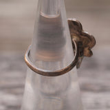 Vintage Sterling Mother Of Pearl Ring 5