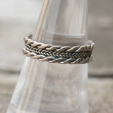 Vintage Sterling Braided Band 7