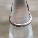 Vintage Sterling Mother Of Pearl Ring 4.25