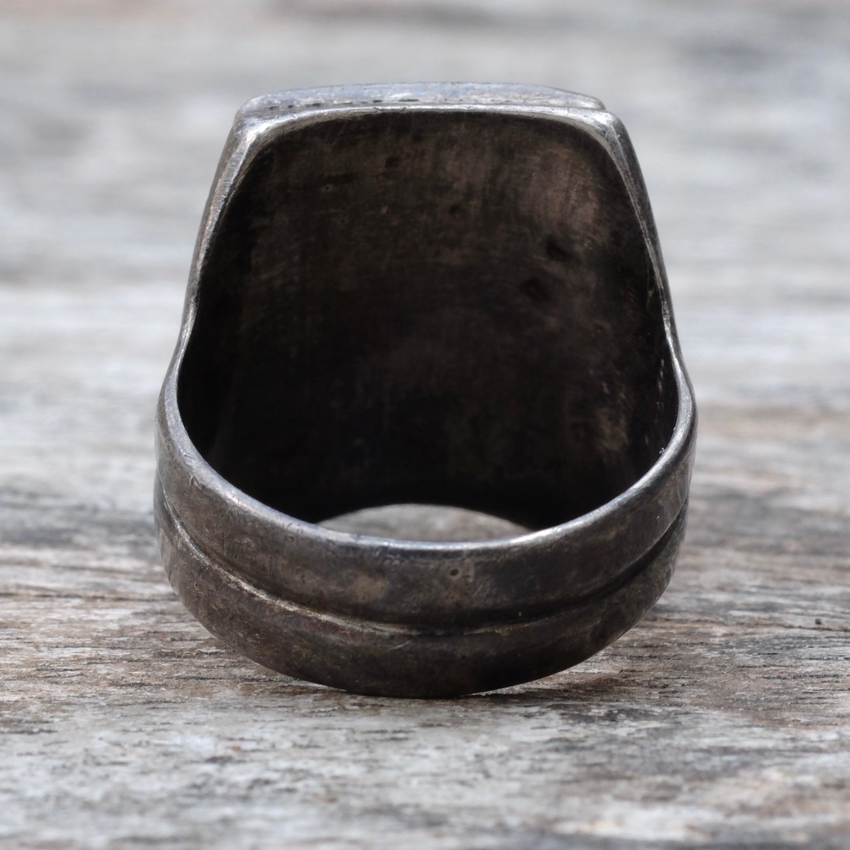 Vintage Sterling Silver Eagle Signet Ring 10