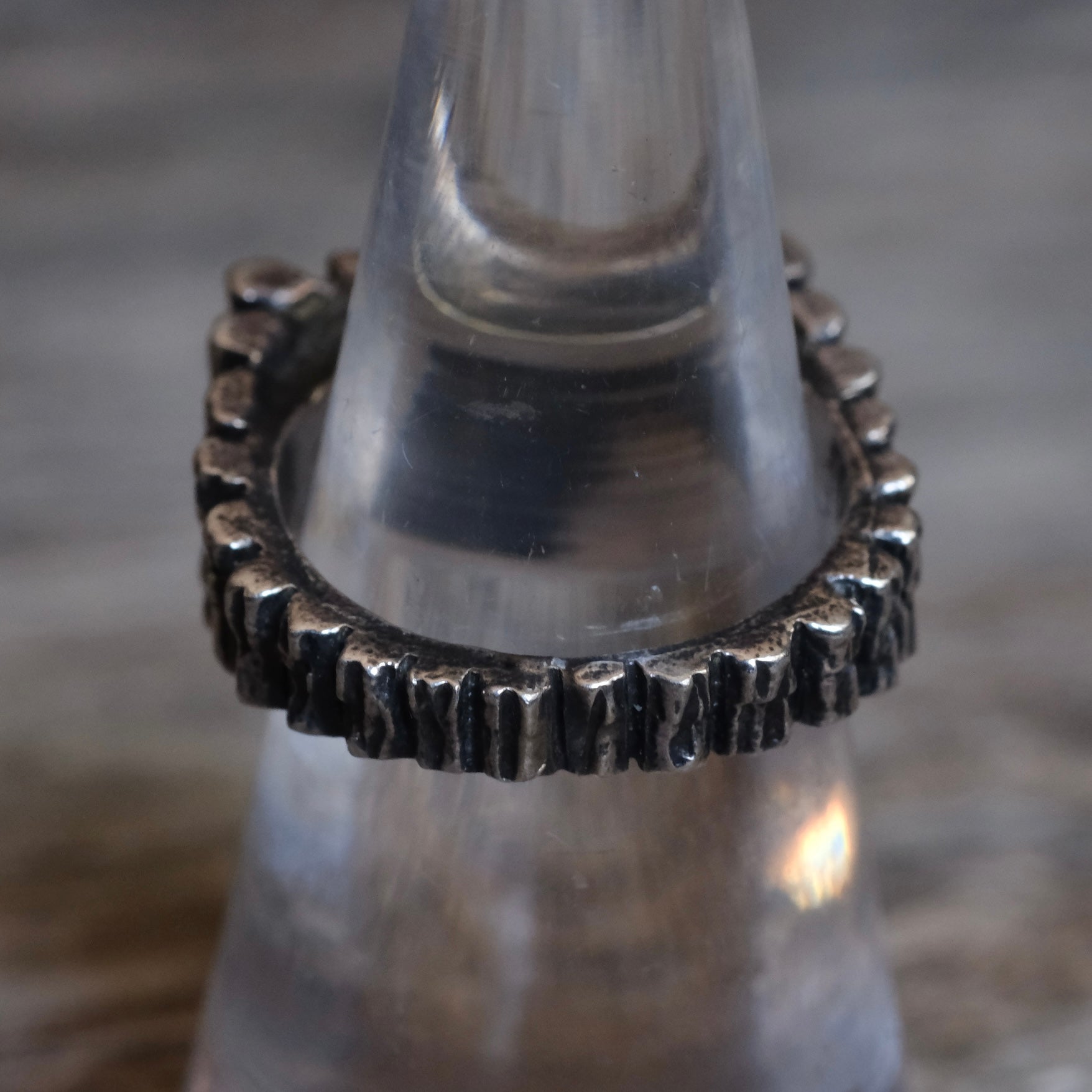 Vintage Sterling Lapis Ring 7.25