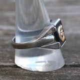 Vintage Sterling G Initial Ring 11.75