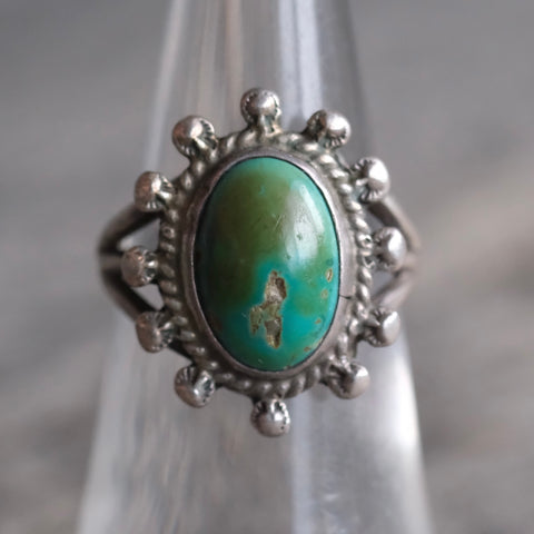 Vintage Sterling Turquoise Ring 6