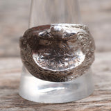 Vintage Sterling Silver Saddle Ring 12.75