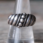 Vintage Sterling Silver Modernist Ring 9