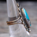 Vintage Sterling Turquoise Ring 6