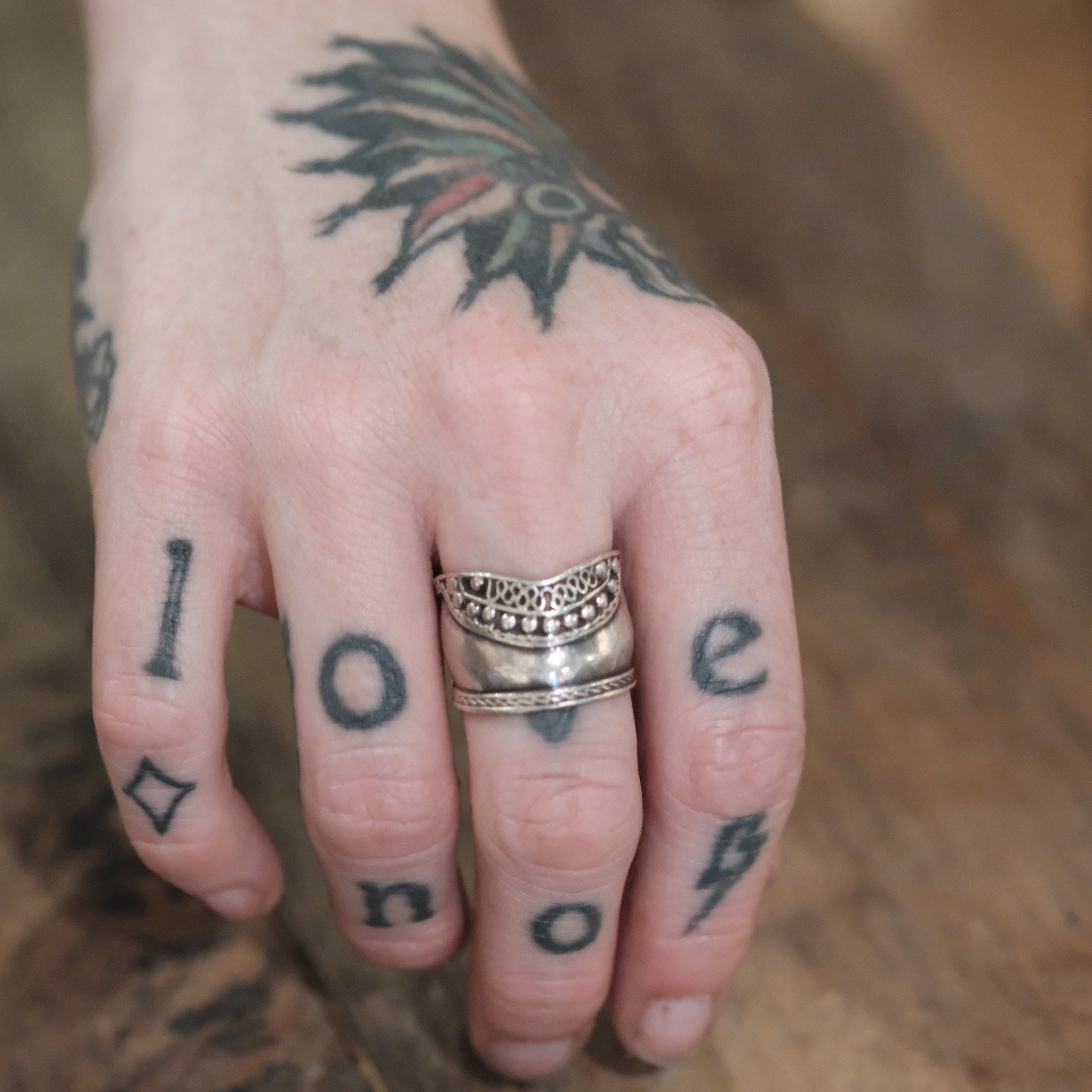 Vintage Sterling Silver Ring 7.25