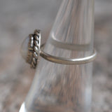 Vintage Sterling Mother Of Pearl Ring 6