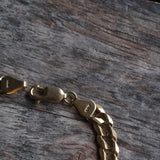 Vintage 14K Gold Cuban Bracelet