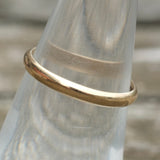 14K Yellow Gold Band Ring Size 6.5