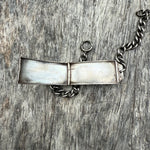 Vintage Sterling Silver USN Locket ID Bracelet