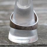 Vintage Sterling Turquoise and Goldstone Inlay Striper Ring 12