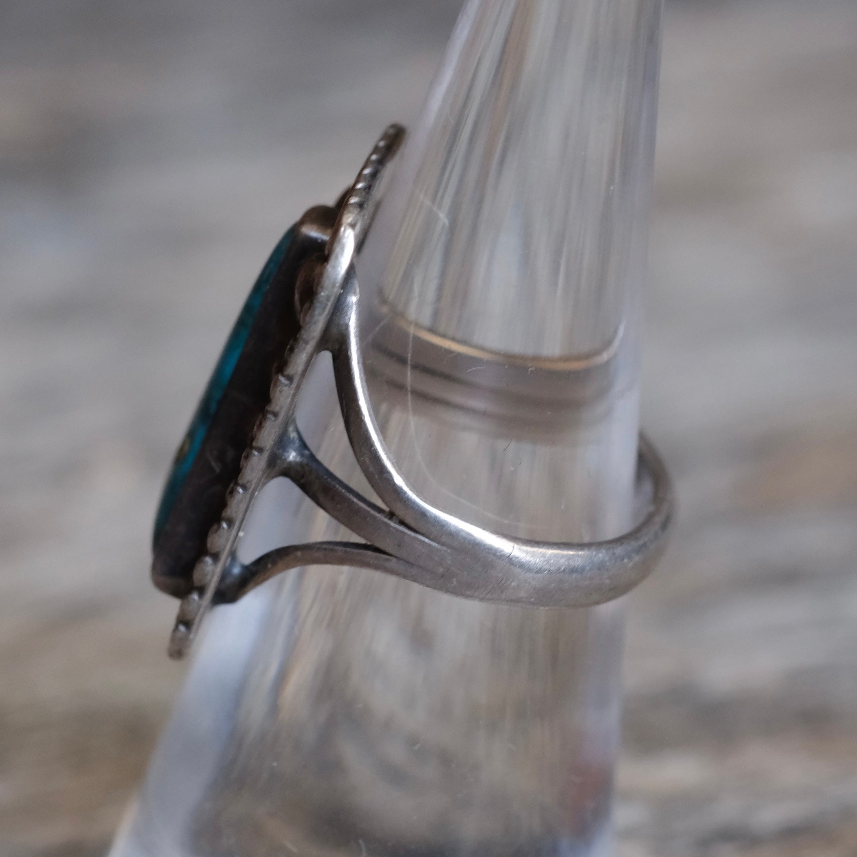 Vintage Sterling Turquoise Ring 6