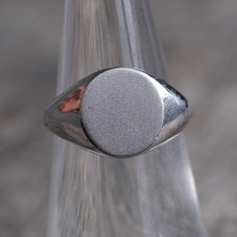 Vintage Sterling Silver Signet Ring 6