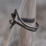 Vintage Sterling Modernist Ring 4