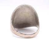 Vintage Sterling Turquoise Bear Paw Ring 8.75