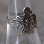 Vintage Sterling Silver Thunderbird Ring 7