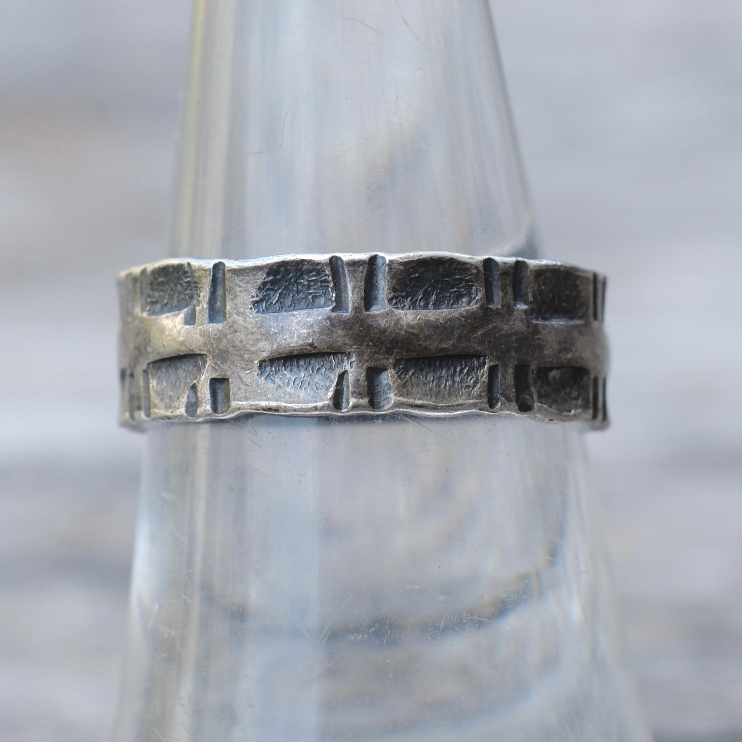 Vintage Sterling Silver Band Ring 7.25